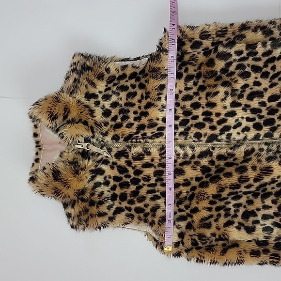Crewcuts Leopard Faux Fur Vest/ 4-5. - Picture 4 of 8